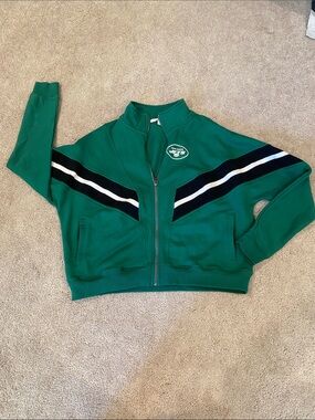 New York Jets Green Varsity Zip-Up Jacket